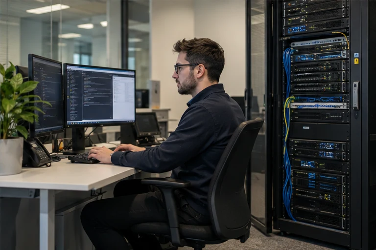 IT-обслуживание малого бизнеса: первый экран проекта IT-ПОДДЕРЖКА